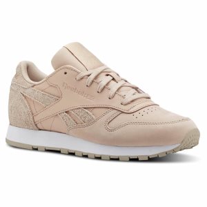 Reebok Classic Leather Turnschuhe Damen - Rosa - DE 142-OZE